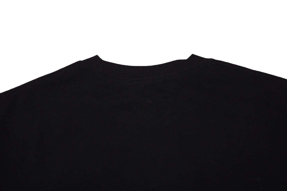 D*or embroidered lizard t-shirt - black