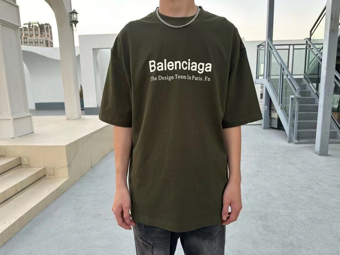 Ba*len*cia*ga design team t-shirt (olive green)