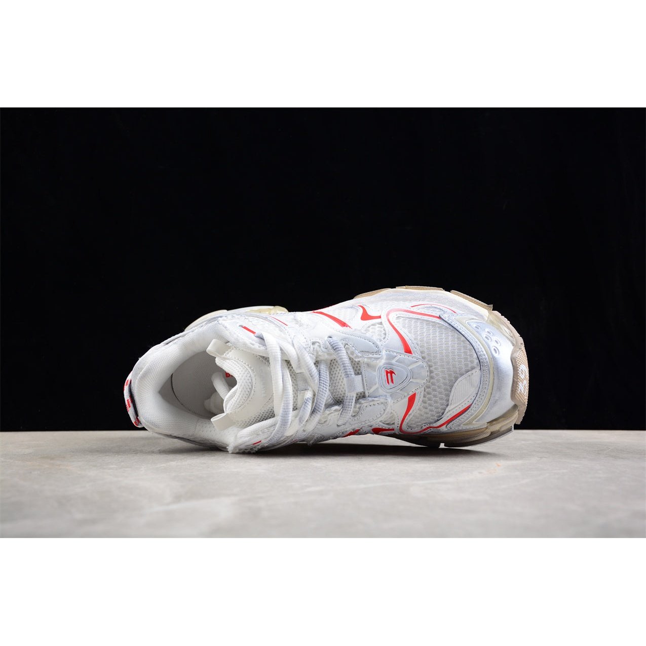 Ba*len*cia*ga runner x white beige red