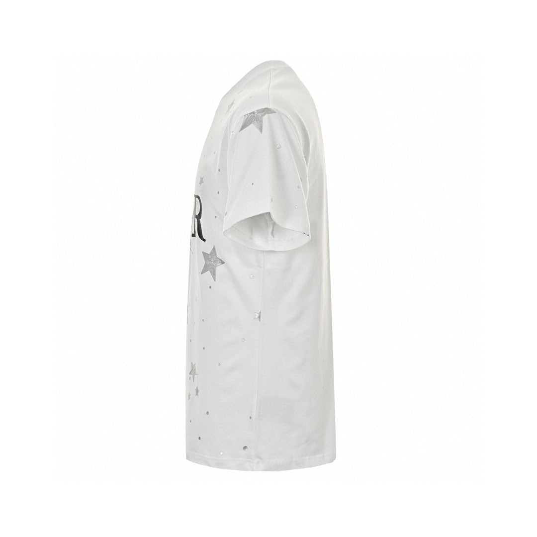 D*or star graphic white t-shirt