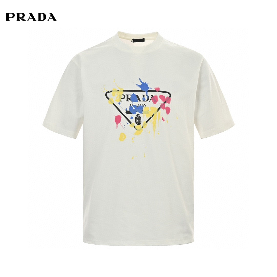 Pra*a t-shirt - paint splatter logo
