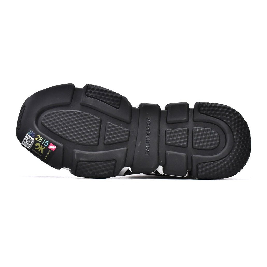 Ba*len*cia*ga speed graffiti trainer x black white