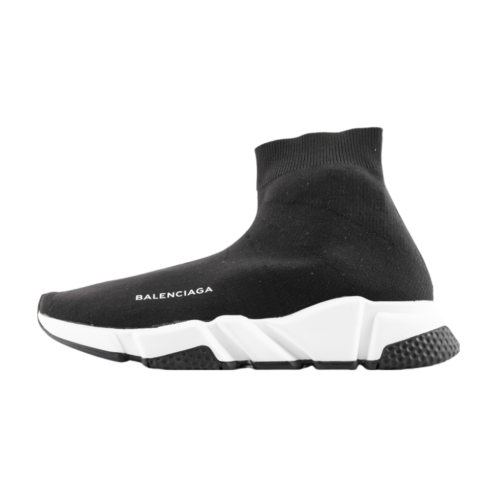 Ba*len*cia*ga speed trainer x black white black