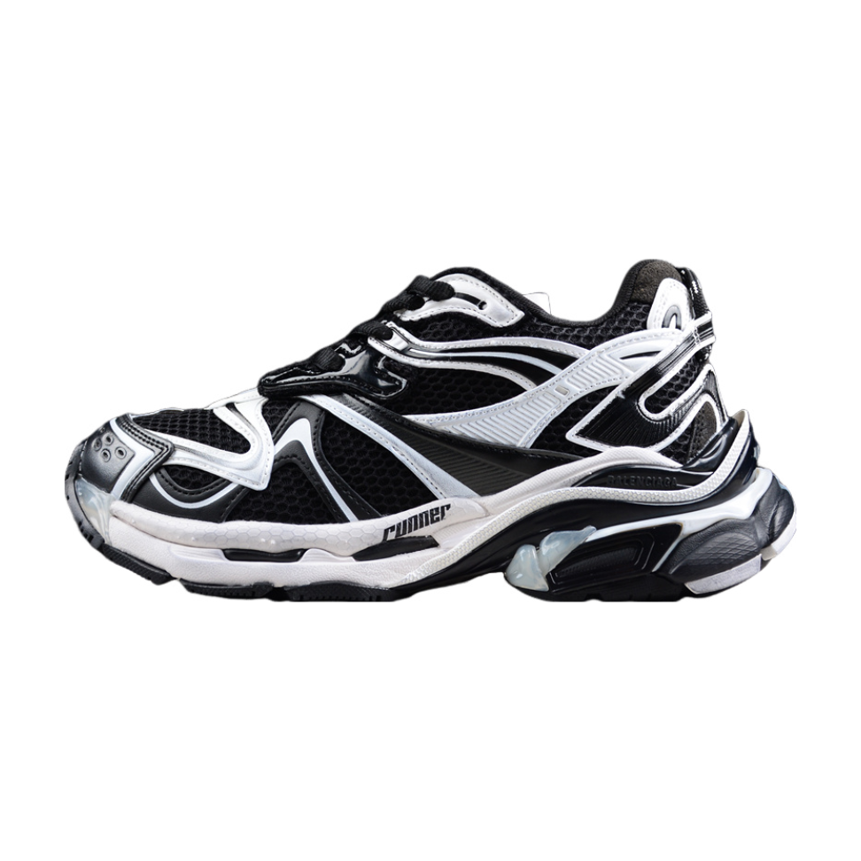 Ba*len*cia*ga runner x black white