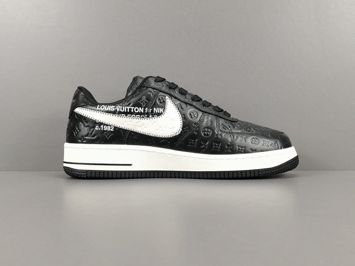 nike air force 1 x l**is V*t*n black