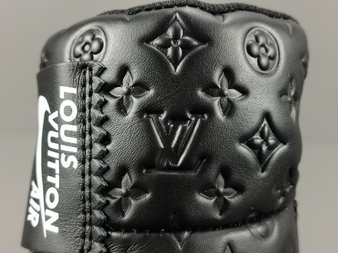 nike air force 1 x l**is V*t*n black