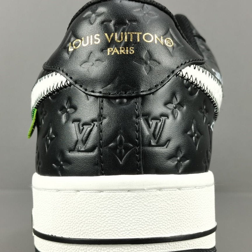 nike air force 1 x l**is V*t*n black