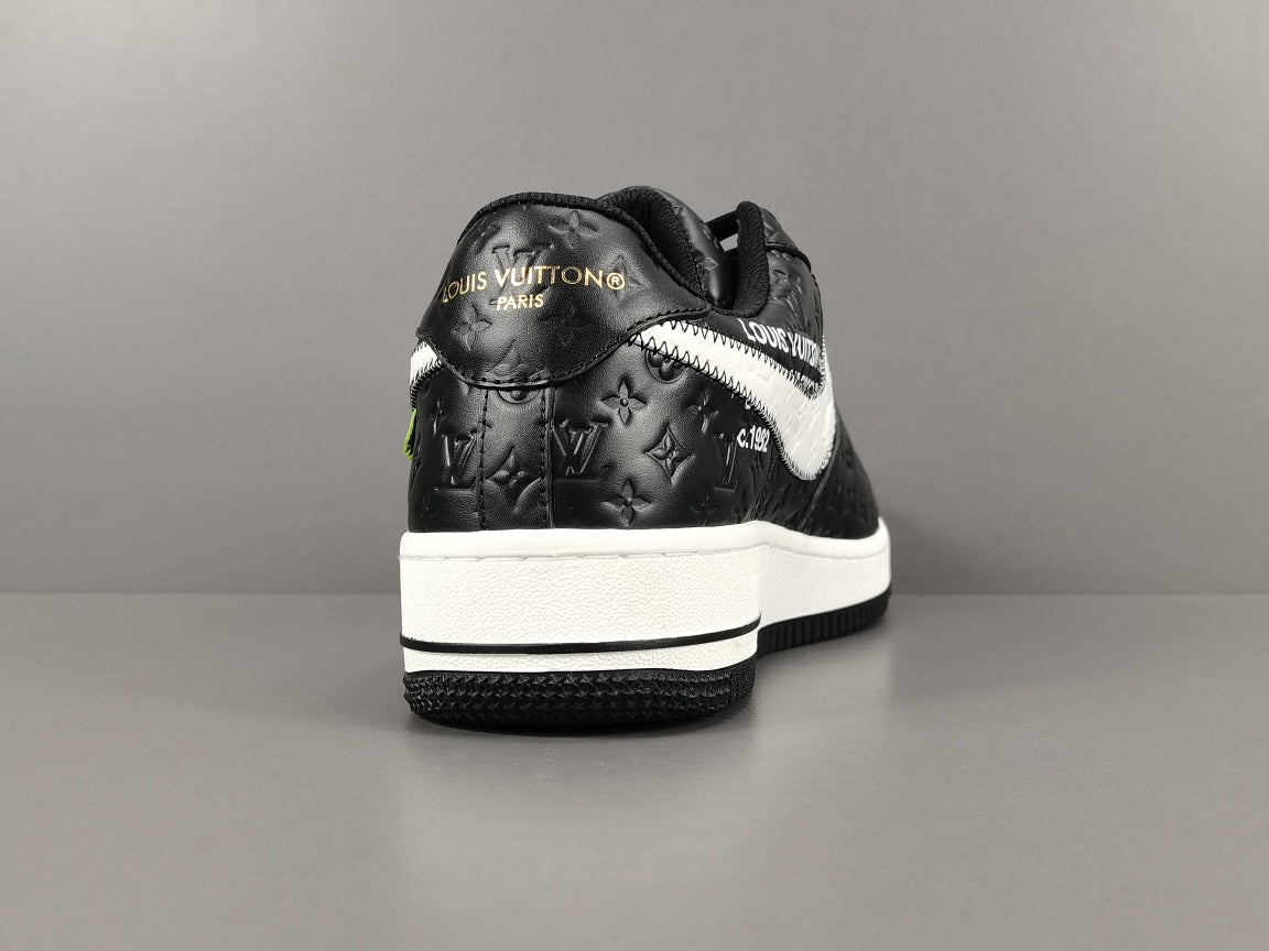 nike air force 1 x l**is V*t*n black