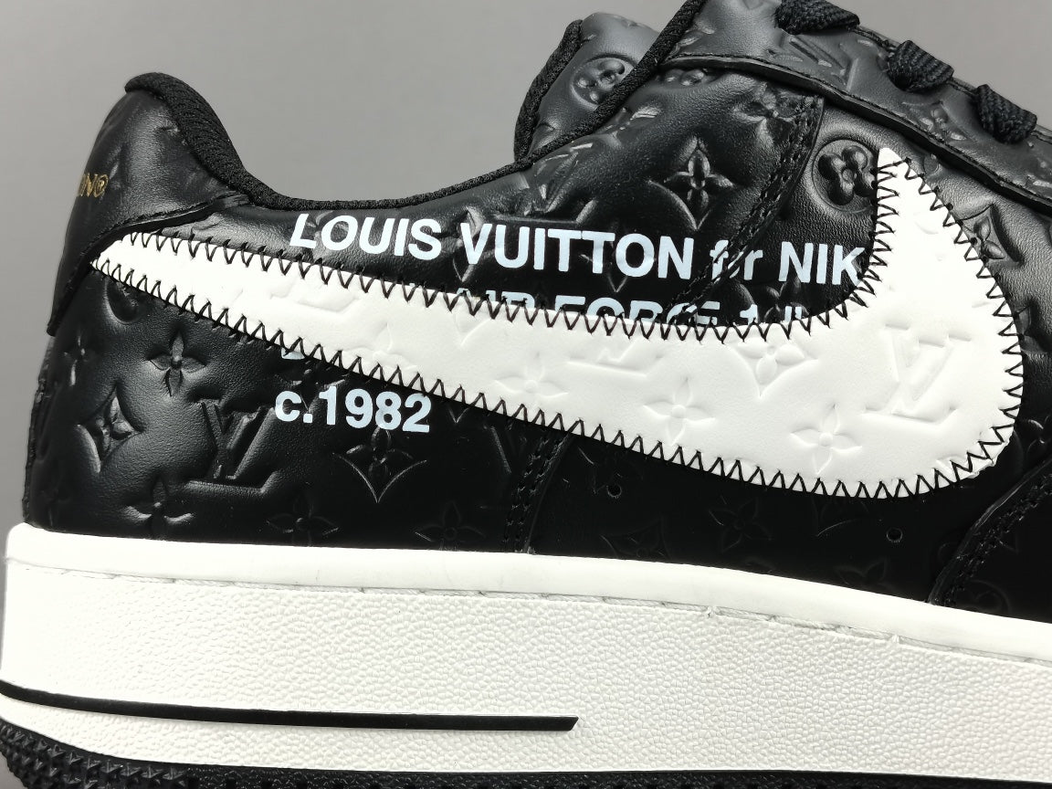 nike air force 1 x l**is V*t*n black