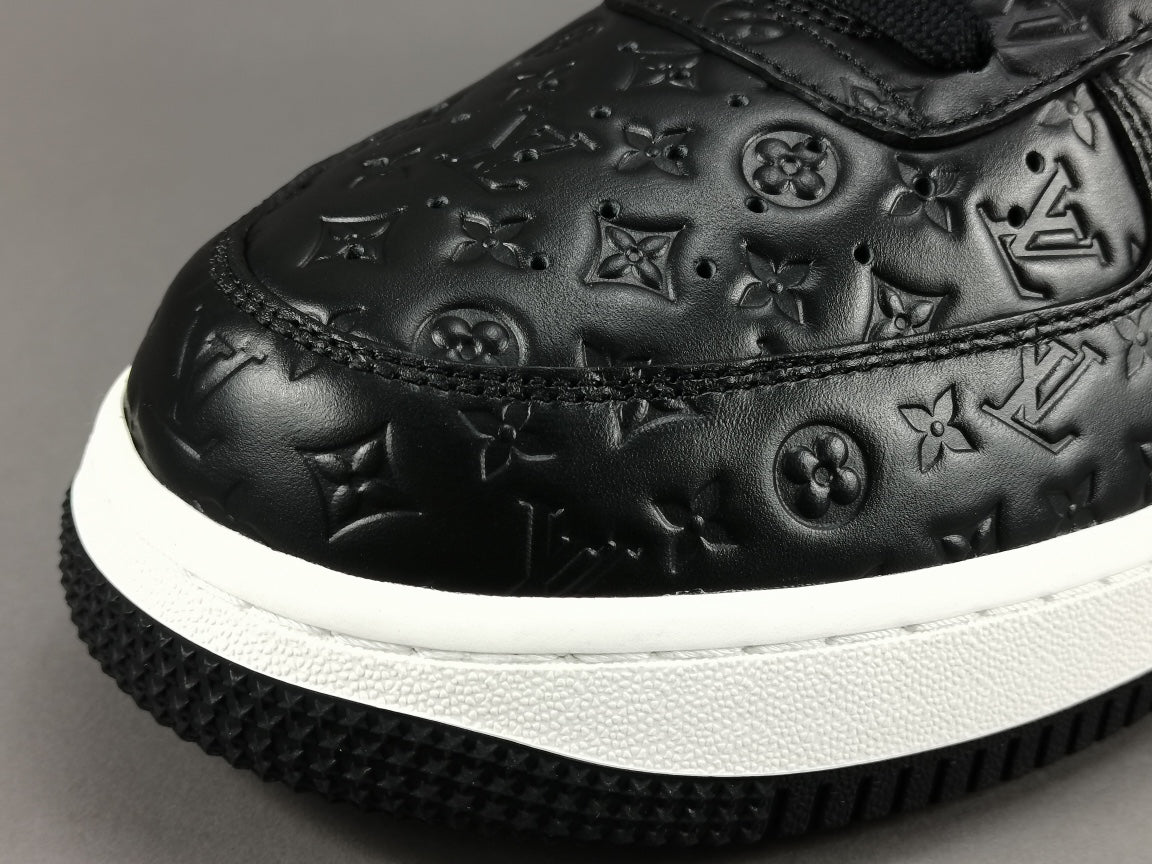 nike air force 1 x l**is V*t*n black