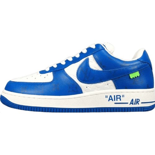 nike air force 1 x l**is V*t*n blue/white