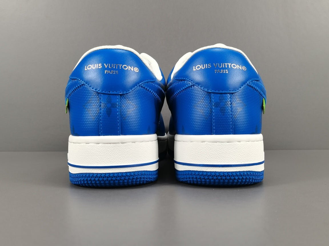 nike air force 1 x l**is V*t*n blue/white