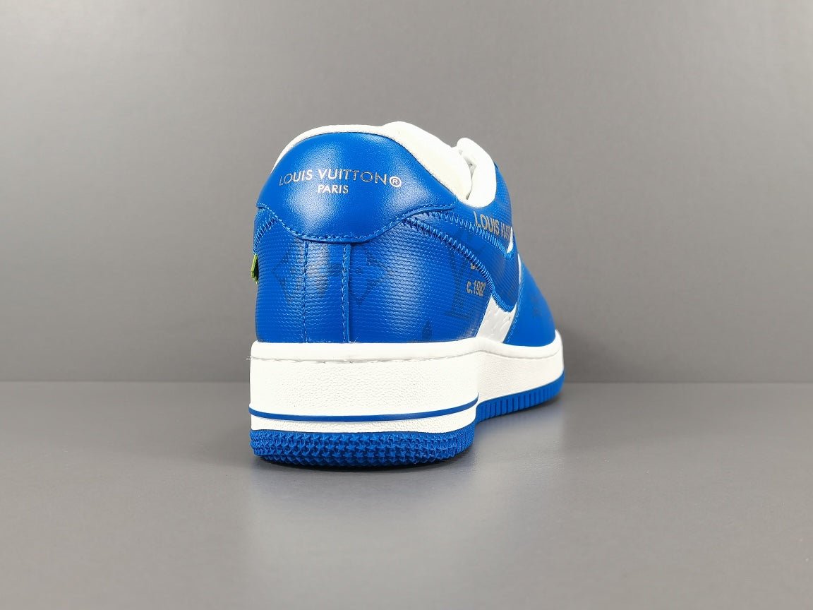nike air force 1 x l**is V*t*n blue/white