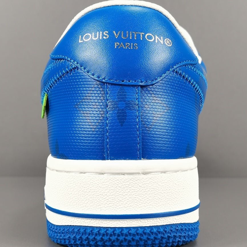 nike air force 1 x l**is V*t*n blue/white