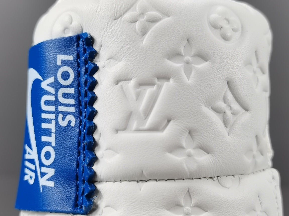 nike air force 1 x l**is V*t*n blue/white