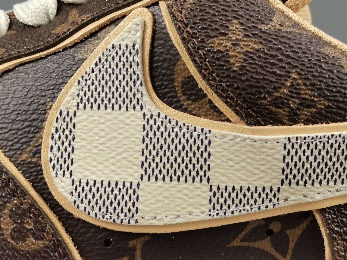 nike air force 1 x l**is V*t*n brown