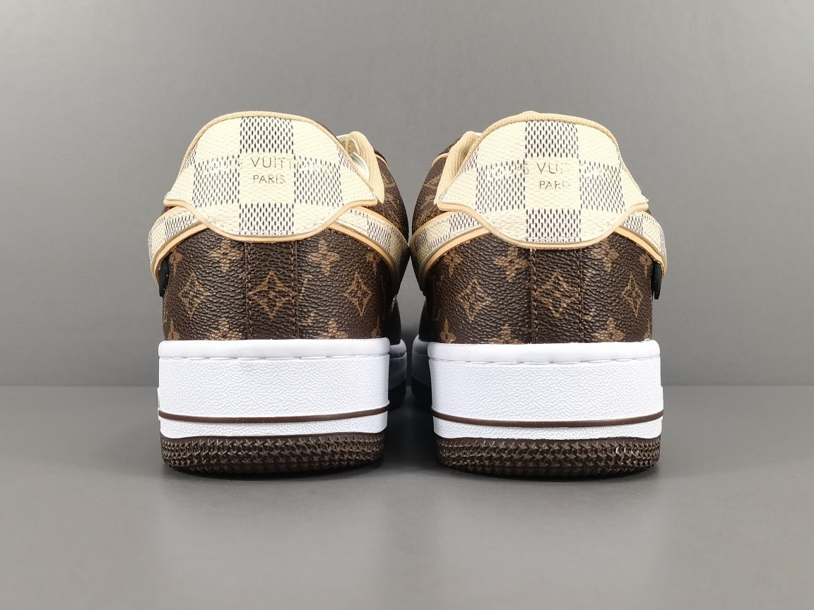nike air force 1 x l**is V*t*n brown