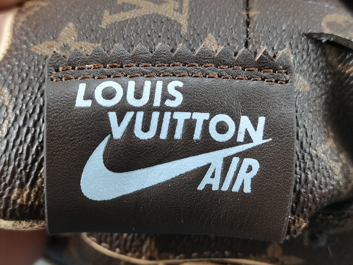 nike air force 1 x l**is V*t*n brown