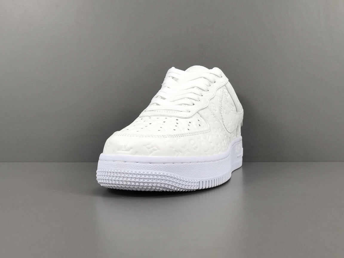 nike air force 1 x l**is V*t*n white