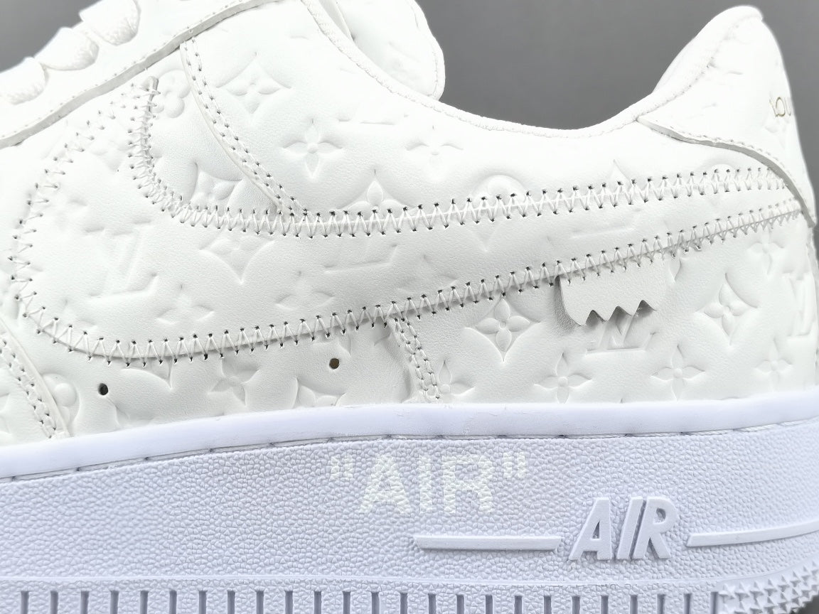 nike air force 1 x l**is V*t*n white