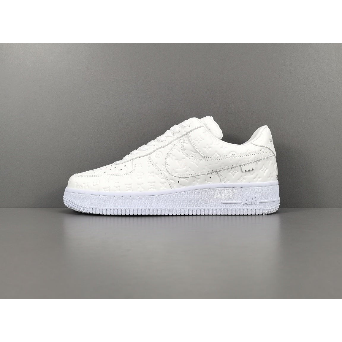 nike air force 1 x l**is V*t*n white