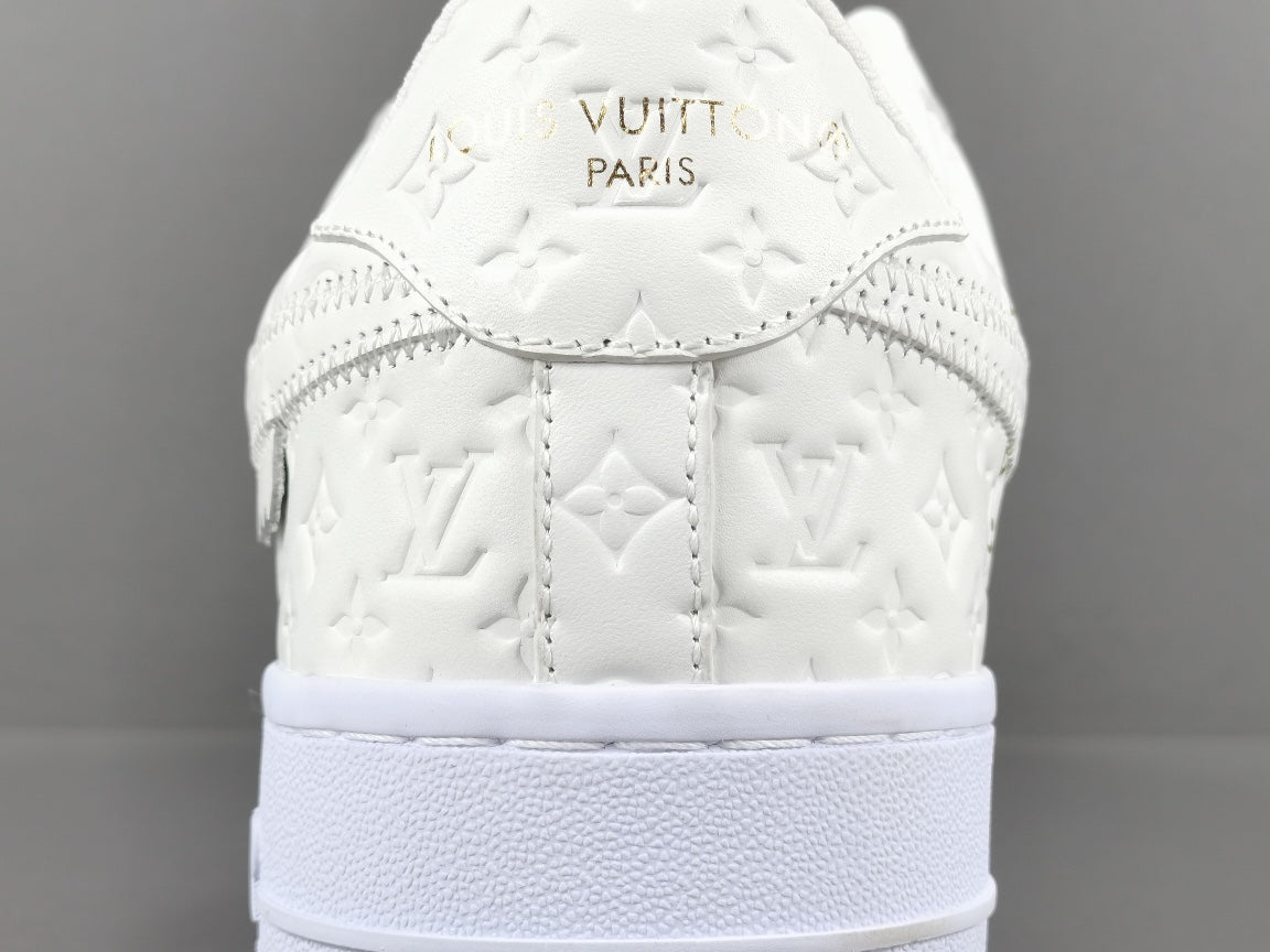 nike air force 1 x l**is V*t*n white